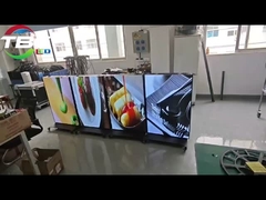 Cartão LED dobrável com P1.25mm Pitch de pixels para publicidade dinâmica e impactante no shopping Cente
