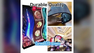 Ecrã LED curvo