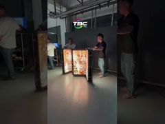 Mesa de recepção LED dobrável com 6 | Telão LED portátil dobrável para eventos