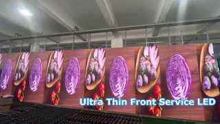 Display de serviço frontal de parede de vídeo LED interna série E